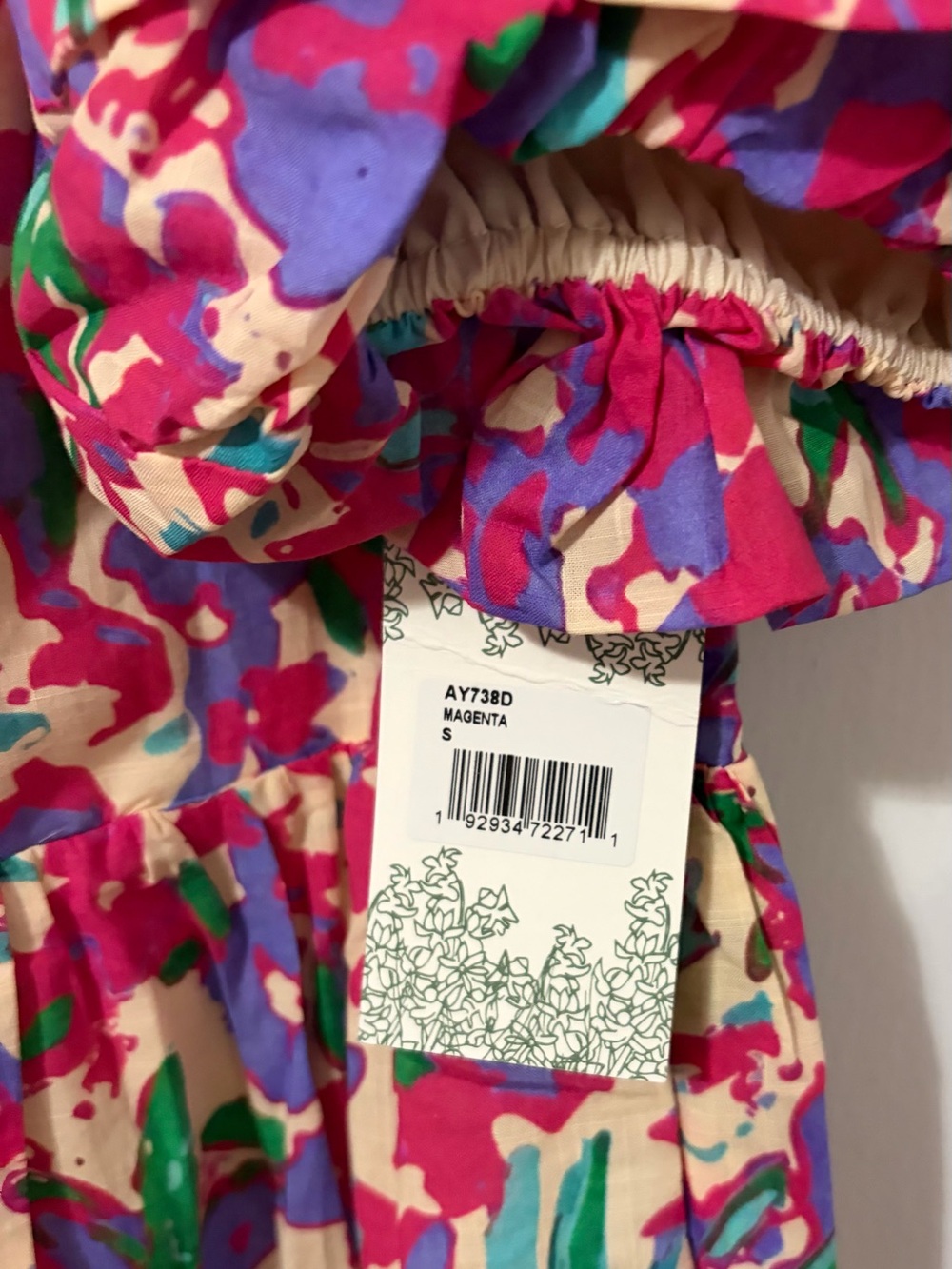 HYACINTH HOUSE
Magenta Multi Floral Cisco Maxi Dress - Picture 6 of 7
